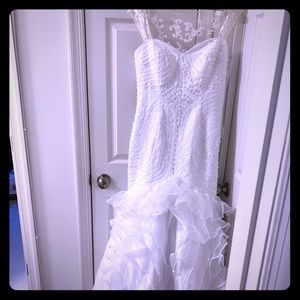 Ivory Trumpet Mermaid Dress SOLD